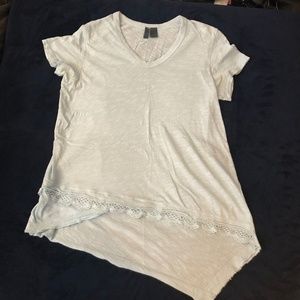 Anthropologie Left of Center Blue Top, Size Small